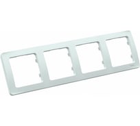 Четырехместная рамка HEGEL белый Р404