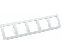 Пятиместная рамка HEGEL белый Р405