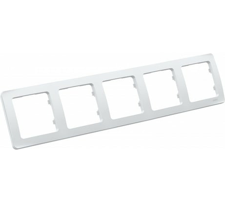 Пятиместная рамка HEGEL белый Р405
