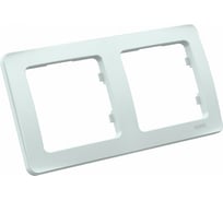 Двухместная рамка HEGEL белый Р402