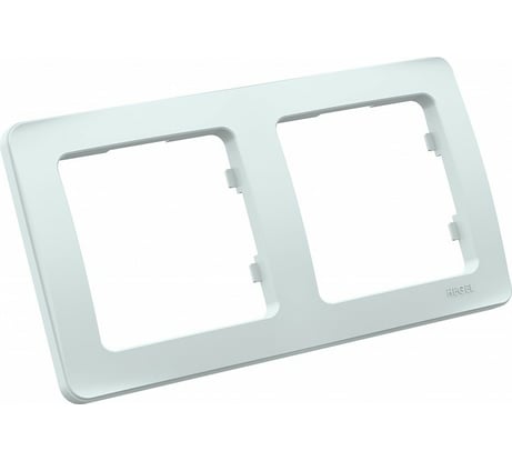 Двухместная рамка HEGEL белый Р402