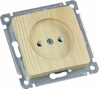 Механизм одноместной розетки HEGEL сосна РС16-401-02