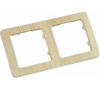 Двухместная рамка HEGEL сосна Р402-02