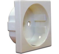 Лицевая панель электрической розетки NewMaX Mosaic NM-EL45x45/T-WH