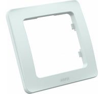 Одноместная рамка HEGEL белый Р401