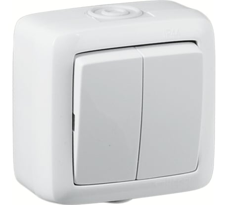 Двухклавишный выключатель HEGEL ВА10-251