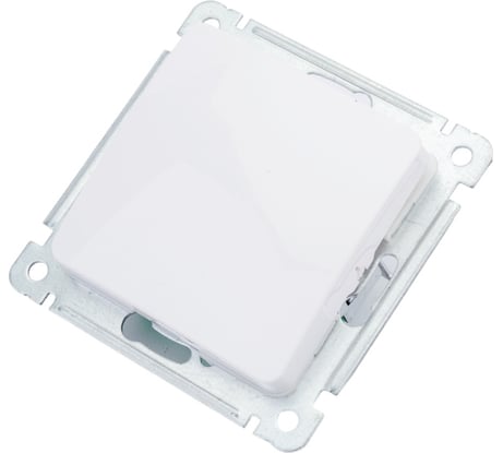 Механизм одноклавишного выключателя HEGEL белый ВС10-411