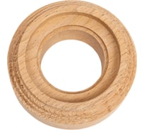 1-местная рамка Bironi для монтажа с декоративной трубой, бук, цвет натурель (1 выход для труб) BF1-610-10/T