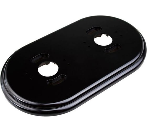 2-местная рамка Bironi rf, пластик, черный RF1-620-23 1