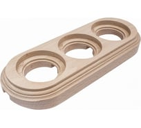 3-х постовая рамка Bironi натурэль, на бревно 280мм BFC28-630-10