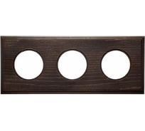 3-х постовая рамка Bironi винтаж, скрытого монтажа bf4 BF4-630-18