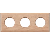 3-х постовая рамка Bironi натурэль, скрытого монтажа bf4 BF4-630-10
