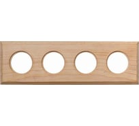 4-х постовая рамка Bironi натурэль, скрытого монтажа bf4 BF4-640-10