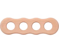 4-х постовая рамка Bironi натурэль, скрытого монтажа bf8 BF8-640-10