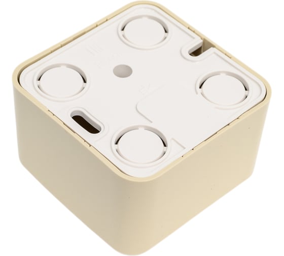 Телефонная розетка Systeme Electric Blanca открытой установки, rj11, с изолирующей пластиной, бежевый BLNIA011007