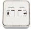 Розетка Systeme Electric Blanca о/у, с заземлением, со шторками, (компакт) изол.пл, 16а, 250в, алюминий BLNRA111113 5