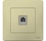 Телефонная розетка Systeme Electric Blanca скрытой установки, rj11, бежевый BLNIS011007 1