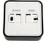 Розетка Systeme Electric Blanca о/у, с заземлением, со шторками, (компакт) изол.пл, 16а, 250в, антрацит BLNRA111116 3
