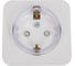 Розетка Systeme Electric Blanca о/у, с заземлением, со шторками, (компакт) изол.пл, 16а, 250в, молочный BLNRA111112 1