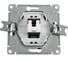 Телефонная розетка Systeme Electric Glossa rj11, антрацит GSL000781T 4