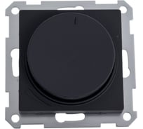 Механизм поворотно-нажимного светорегулятора (диммера) Systeme Electric Atlasdesign led, rc, 400вт, карбон ATN001023