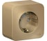 Розетка Systeme Electric Blanca о/у, с заземлением, со шторками, 16а, 250в, титан BLNRA011104 2
