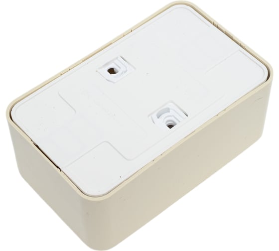 Розетка Systeme Electric Blanca о/у, двойная, с заземлением, со шт., изол.пл., 16а, 250в, бежевый BLNRA011217