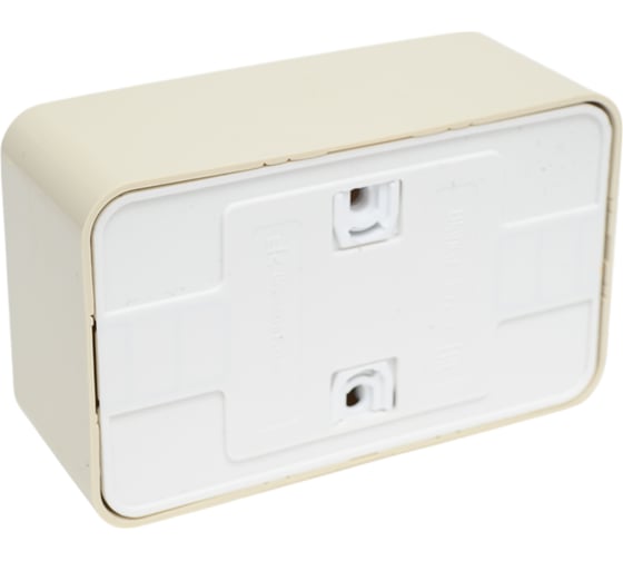 Розетка Systeme Electric Blanca о/у, двойная, с заземлением, со шт., изол.пл., 16а, 250в, бежевый BLNRA011217