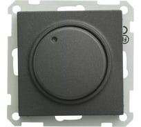 Механизм поворотного светорегулятора (диммера) Systeme Electric W59 300вт, 230в, черный бархат SR-5S0-6-86