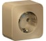 Розетка Systeme Electric Blanca о/у, без заземления, со шторк., изол.пл., 16а, 250в, титан BLNRA001114 2