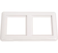 2-постовая рамка Systeme Electric W59 aqua, ip44, белый KD-2B-18