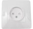 Розетка Systeme Electric Blanca с/у, без заземления, со шторками, 16а, 250в, молочный BLNRS000112 1