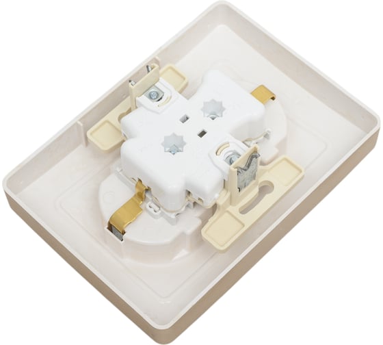 Розетка Systeme Electric Blanca с/у, двойная, с заземлением, со шторками, 16а, 250в, титан BLNRS001124
