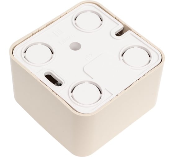 Двойная розетка: компьютерная rj45, кат.5e + телефонная rj11 Systeme Electric Blanca о/у, изол.пл., бежевый BLNIA045117