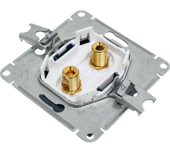 Двойная аудиорозетка Systeme Electric Atlasdesign, изумруд ATN000887