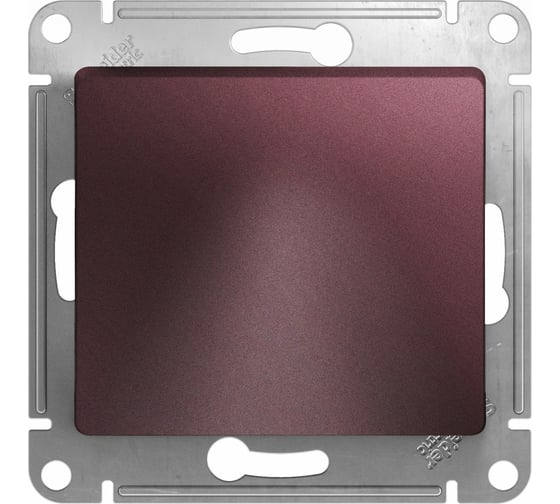 Вывод кабеля Systeme Electric Glossa, механизм, баклажановый GSL001199 1