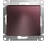 Вывод кабеля Systeme Electric Glossa, механизм, баклажановый GSL001199 1
