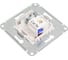 Двойная розетка: тв + компьютерная Systeme Electric Glossa rj45, кат. 5е, механизм, перламутр GSL000689 4