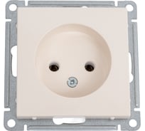 Розетка Systeme Electric W59 без заземления, без шторок, 16а, механизм, слоновая кость RS16-153-2-86