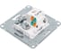 Двойная розетка: тв + компьютерная Systeme Electric Glossa rj45, кат. 5е, механизм, платина GSL001289 4