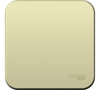 1-клавишный выключатель Systeme Electric Blanca открытой установки (cх.1) с самовозвратом, изолирующая пластина, 10а, бежевый BLNCA101017