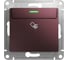Карточный выключатель Systeme Electric сх.6, механический, баклажан GSL001169 1