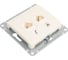 Механизм двойной розетки Systeme Electric Glossa rj11+rj45, категория 5e, перламутр GSL000685 2