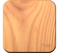 1-клавишный выключатель Systeme Electric Blanca открытой установки (cх.1) с самовозвратом, изолирующая пластина, 10а, ясень BLNCA101015