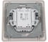 2-клавишный выключатель в сборе Systeme Electric Glossa сх.5, 10ax, молочный GSL000952 3