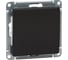 Механизм 1-клавишного выключателя Systeme Electric W59 10ах, черный бархат VS110-154-6-86 1