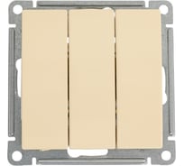 Механизм 3-клавишного выключателя Systeme Electric W59 10ах, слоновая кость VS0510-351-2-86