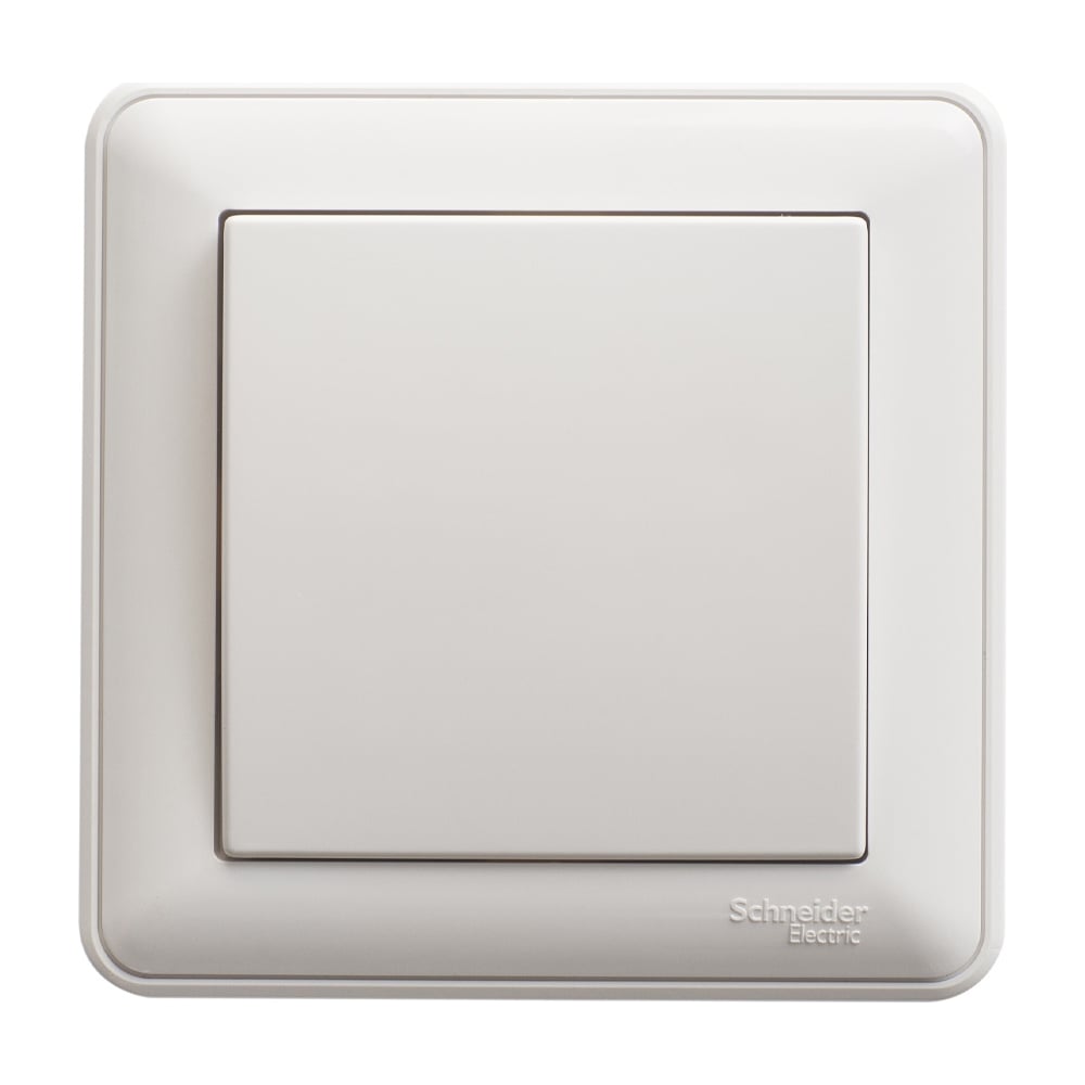 1-клавишный переключатель Schneider Electric W59, 10ах, в сборе, белый ...