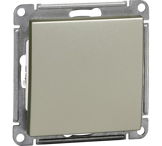 Механизм 1-клавишного выключателя Systeme Electric W59 10ах, шампань VS110-154-4-86