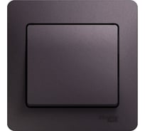 1-клавишный выключатель в сборе Systeme Electric Glossa сх.1, 10ax, сиреневый туман GSL001412